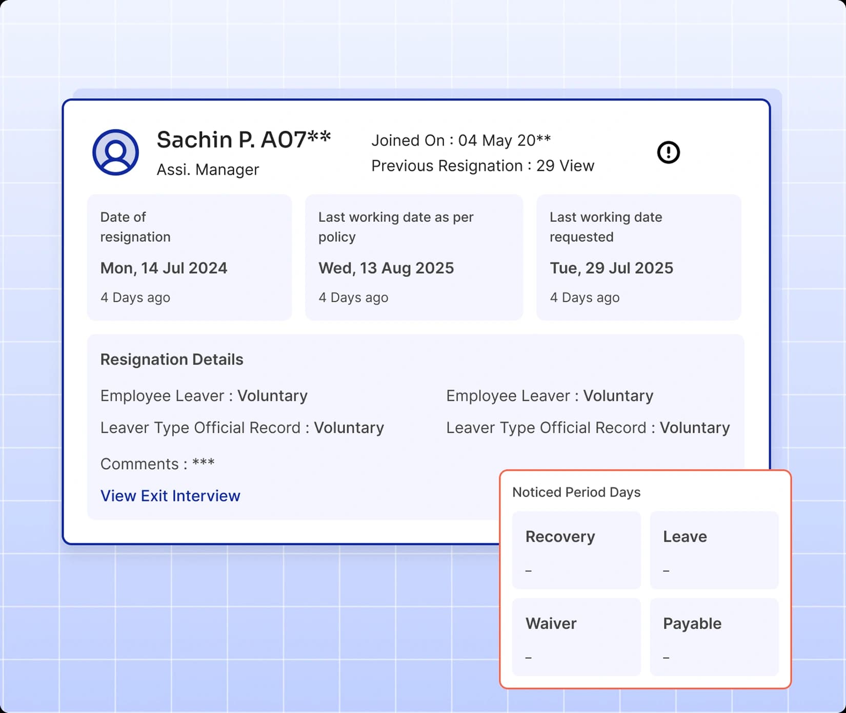 Automate Exit Process