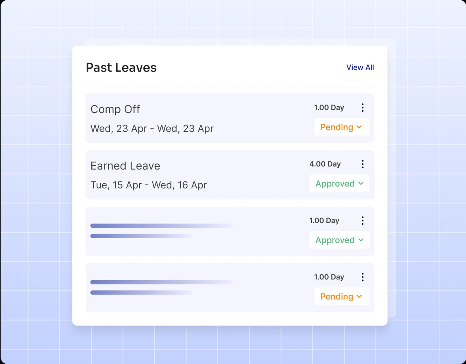 Seamless leave approvals