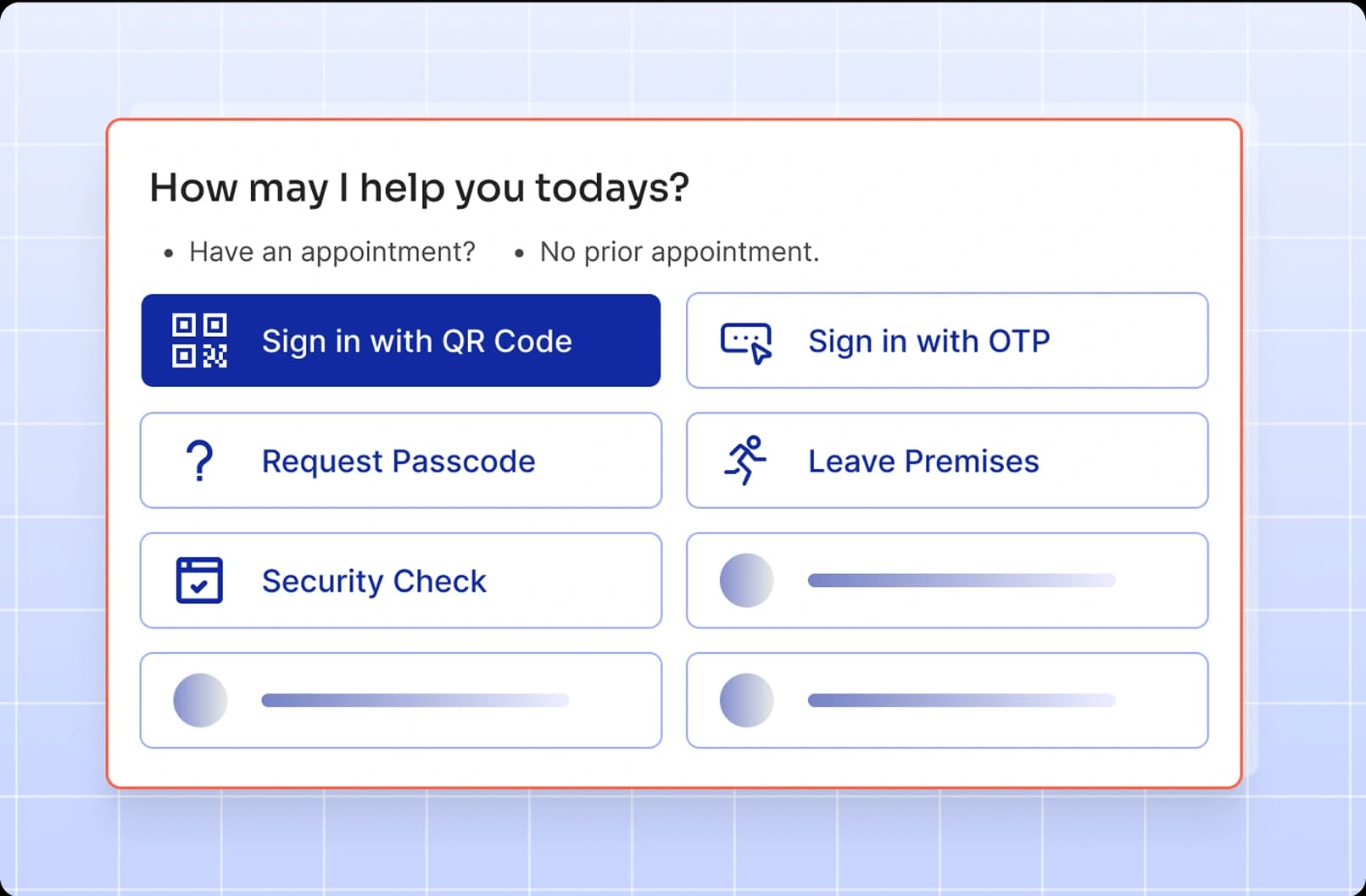Visitor appointment booking