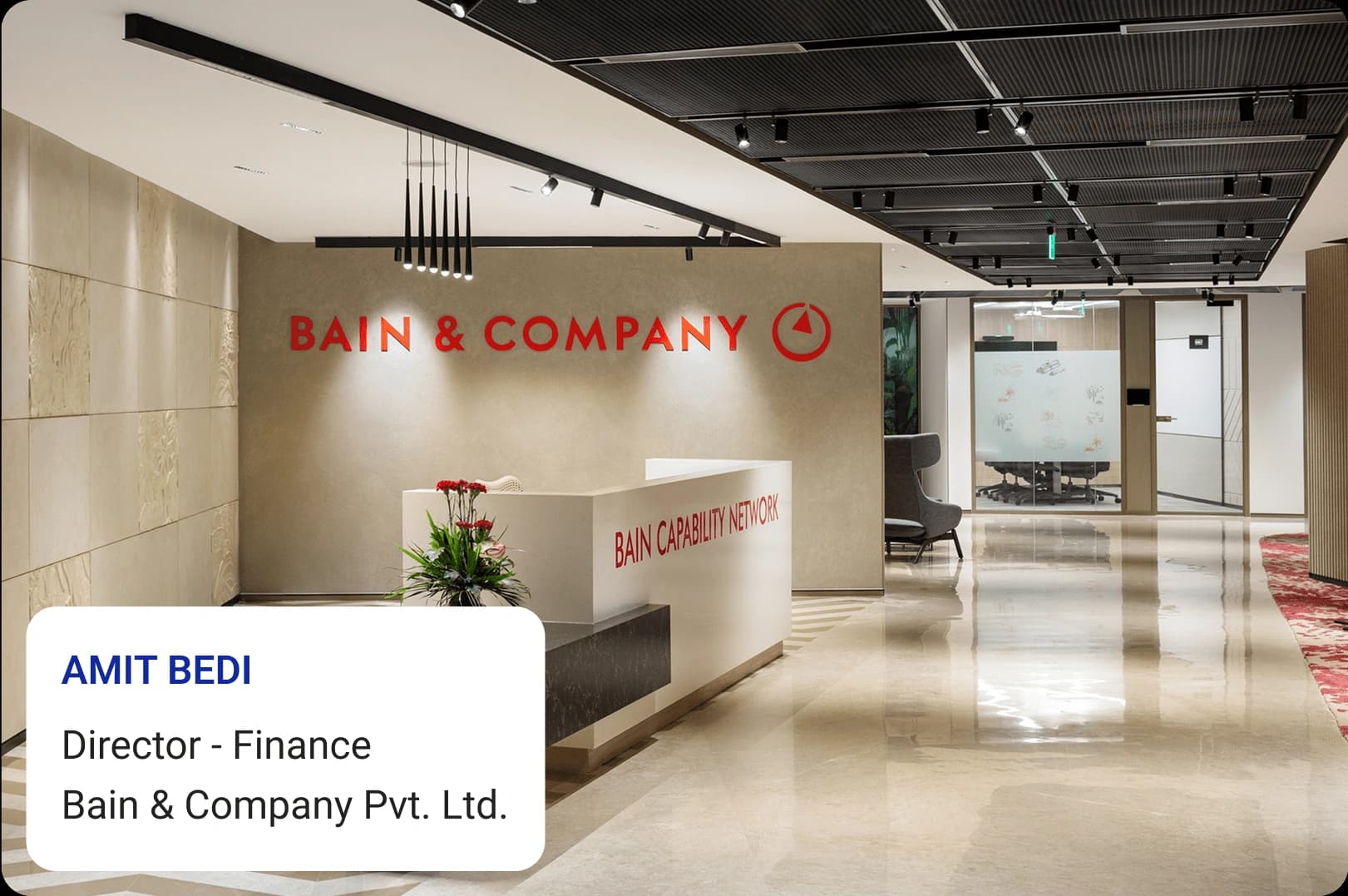 Client Testimonial : Bain & co