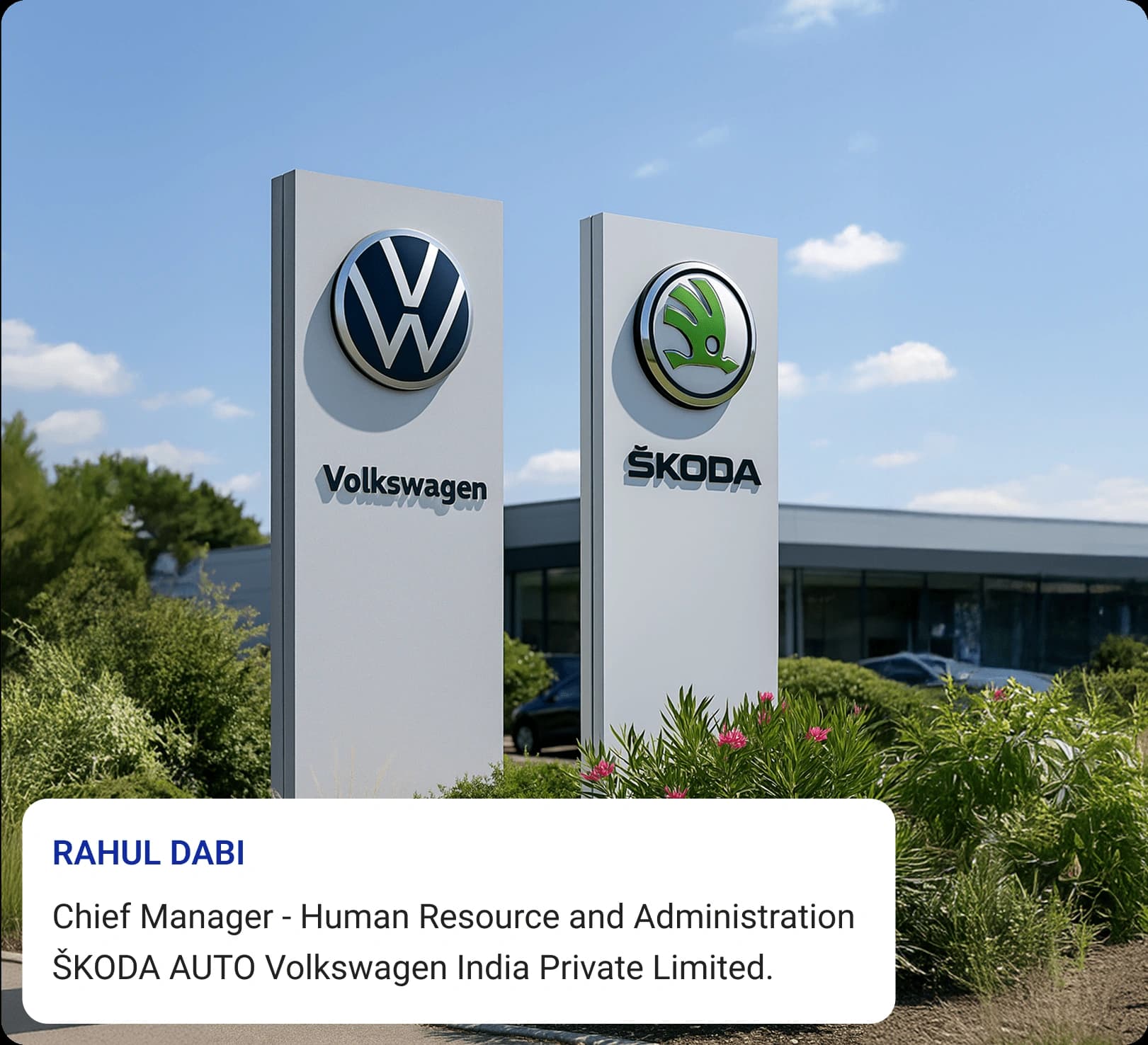Client Testimonial : Skoda Auto Volkswagen India Pvt Ltd